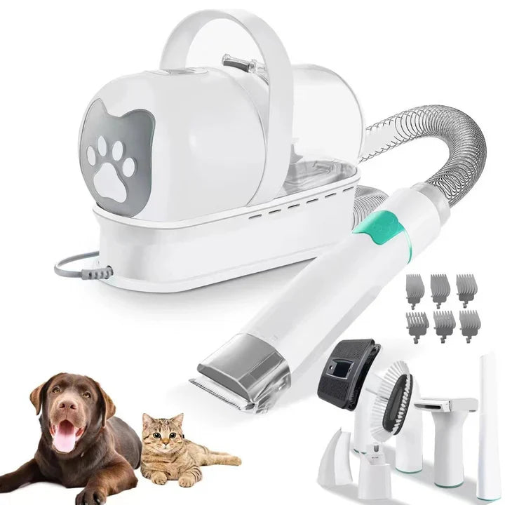 7 in 1 pet grooming vaccum kit