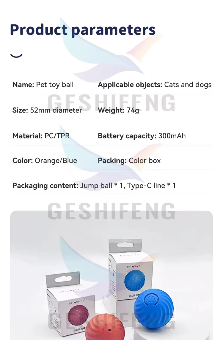 Smart Interactive Pet Toy Ball 🐾